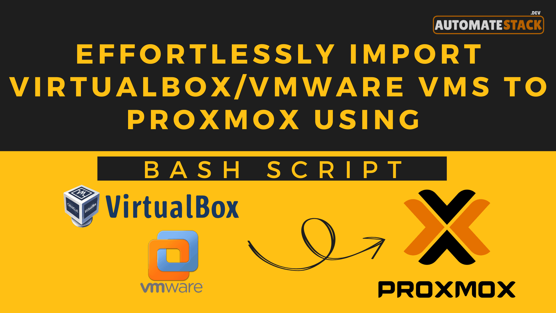 Effortlessly Import Your VirtualBox/VMware VMs to Proxmox Using Bash Script